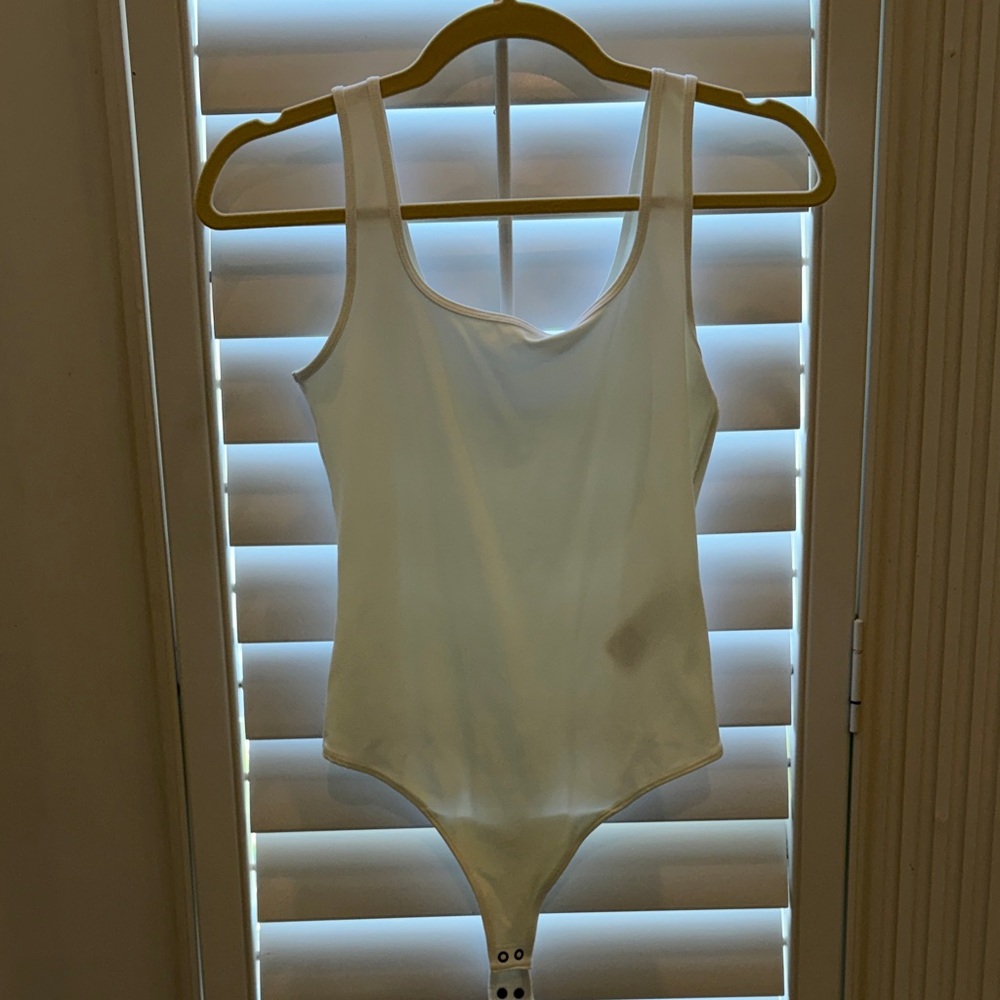 Abercrombie White One-Piece Bodysuit